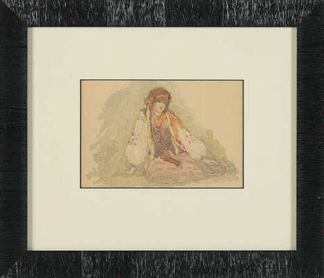 Шварц Павел Фридрихович. Малоросска в национальном костюме